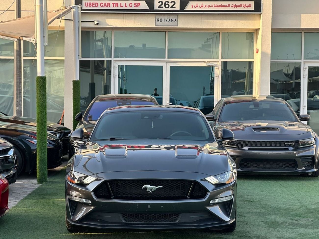 فورد موستانج GT PREMIUM فورد موستنج 5.0 بروفرمنس خليجي 2018 صبغ وكاله تشيكات وكاله بحاله ممتازه