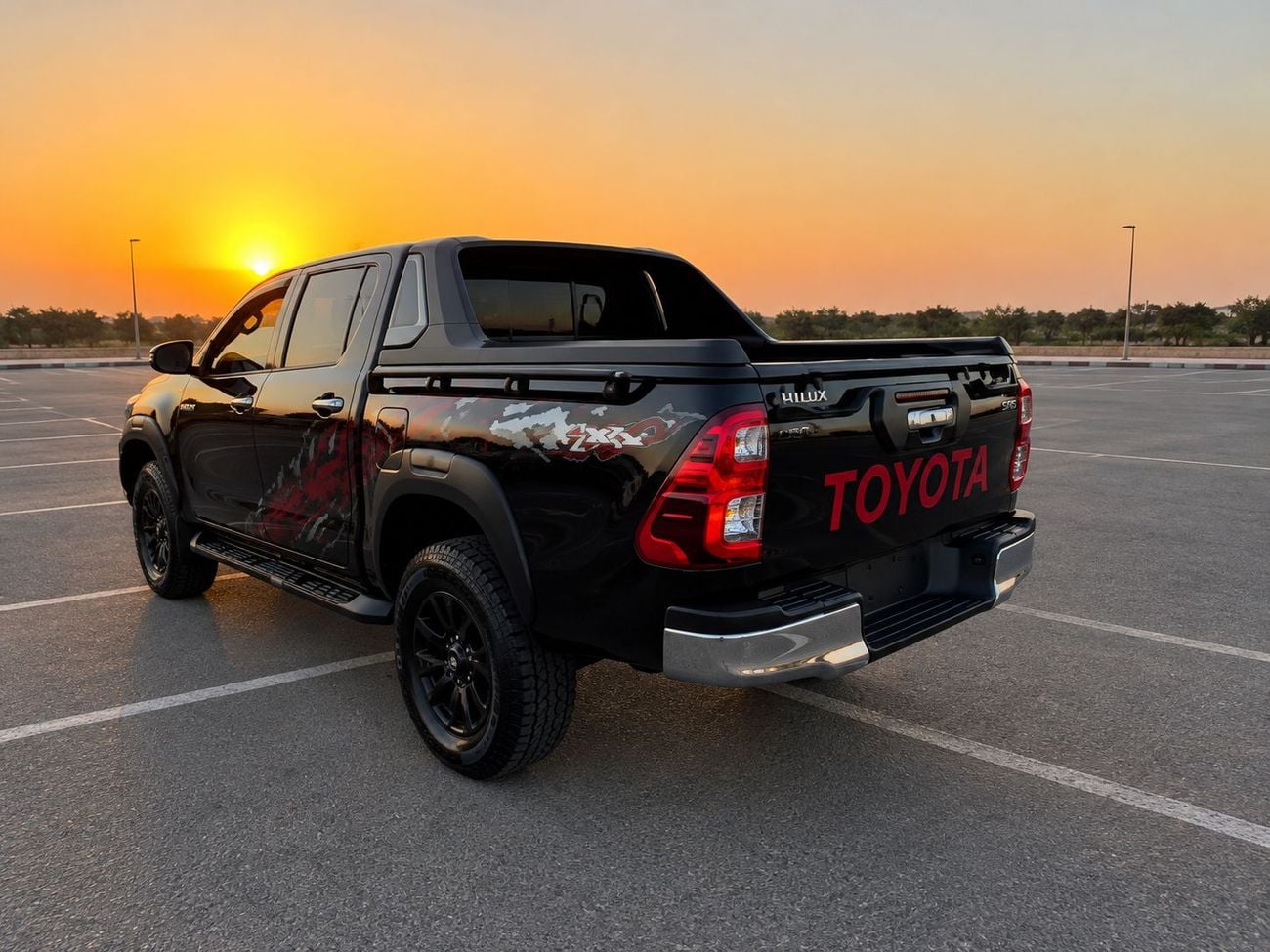 Toyota Hilux GL 2021Model Adventure Modified 2.7L v4 petrol Engine Colour Black push start Transmission Automatic In