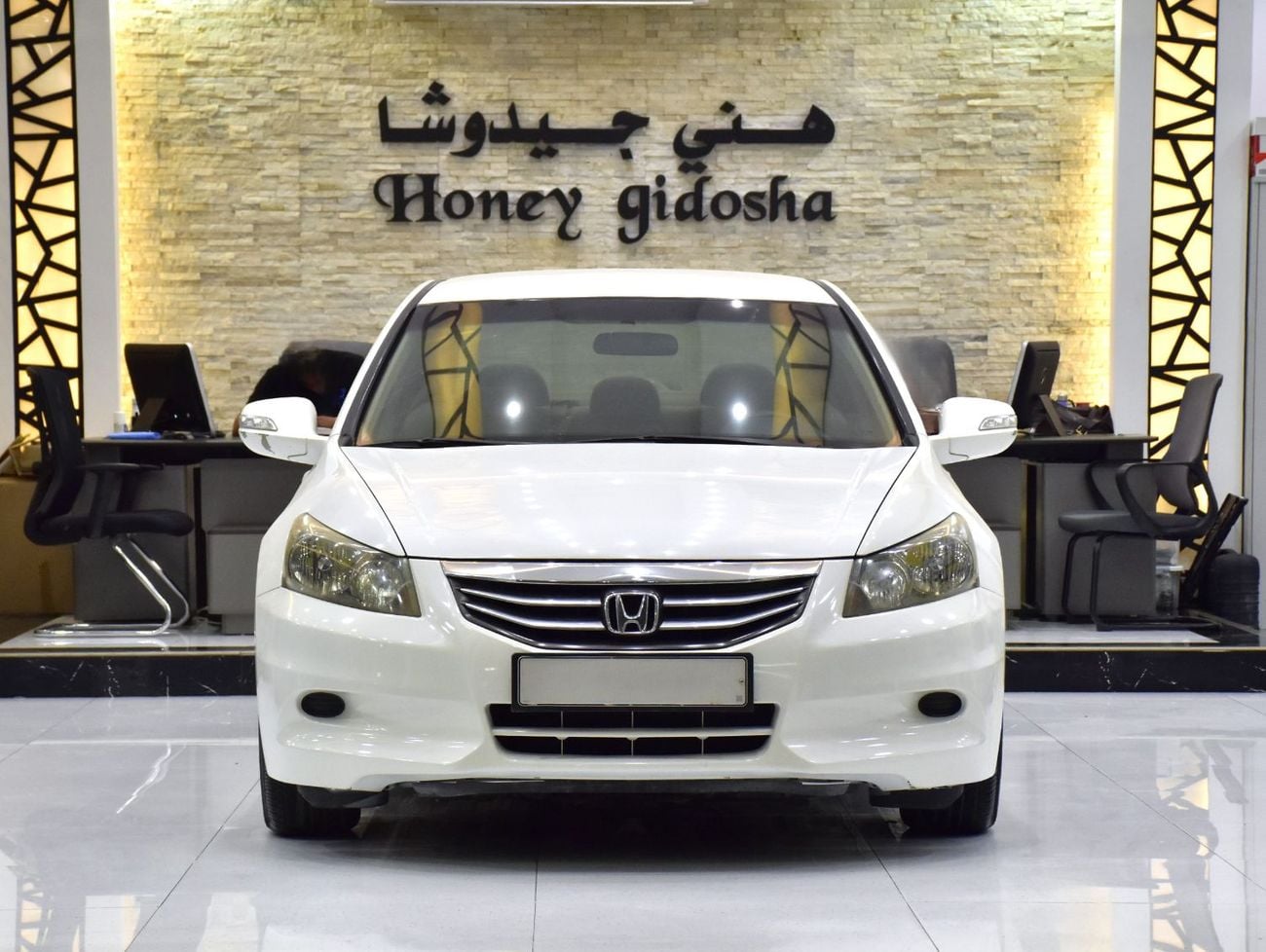 Honda Accord EXCELLENT DEAL for our Honda Accord i-Vtec ( 2012 Model ) in White Color GCC Specs