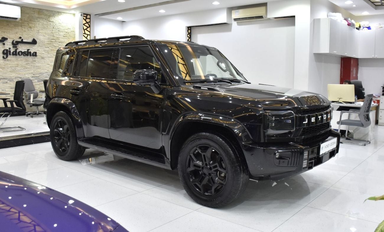 جيتور T2 LUX عرض ممتاز على دراجة Jetour T2 XWD (موديل 2024) باللون الأسود وبمواصفات صينية