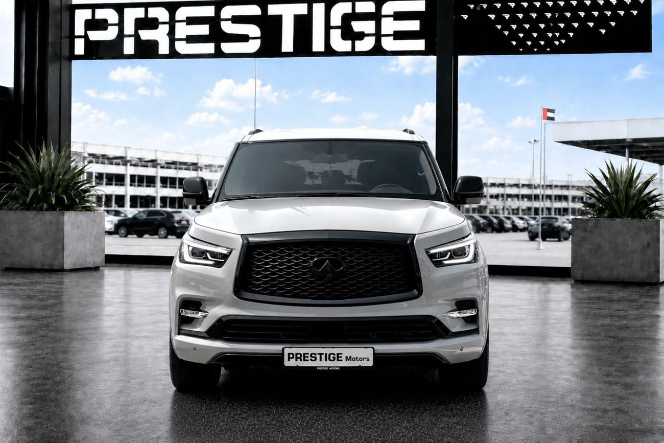 Infiniti QX80 LUXURY GCC 2019 Nardo Grey Unique Interior Design by MBS
