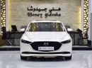 Mazda 3 EVOLVE EXCELLENT DEAL for our Mazda 3 ( 2023 Model ) in White Color GCC Specs