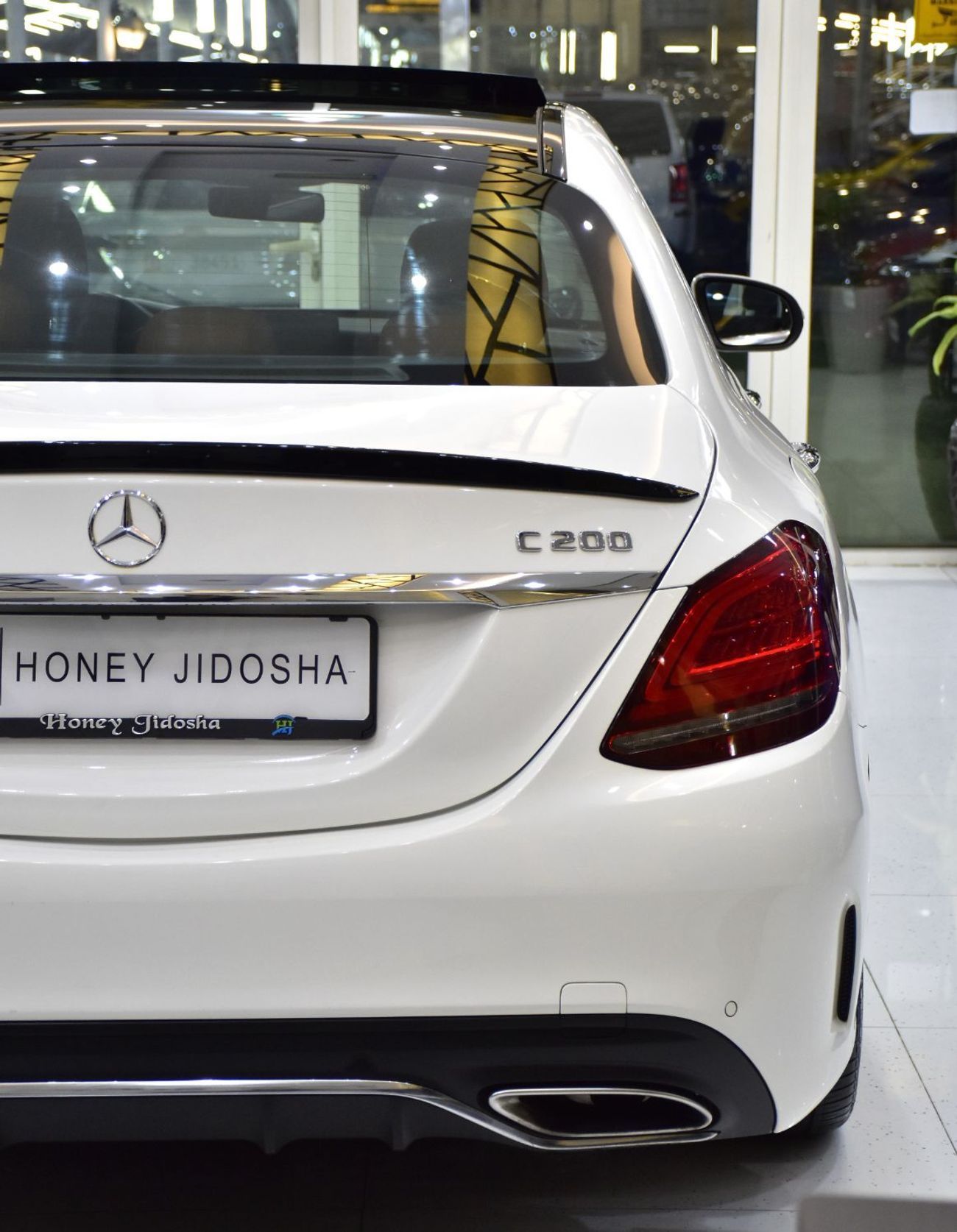 Mercedes Benz C200 . EXCELLENT DEAL for our Mercedes Benz C200 ( 2019 Model ) in White Color GCC Specs