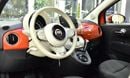 Fiat 500 DOLCEVITA EXCELLENT DEAL for our Fiat 500 Dolcevita ( 2024 Model ) in Orange Color GCC Specs