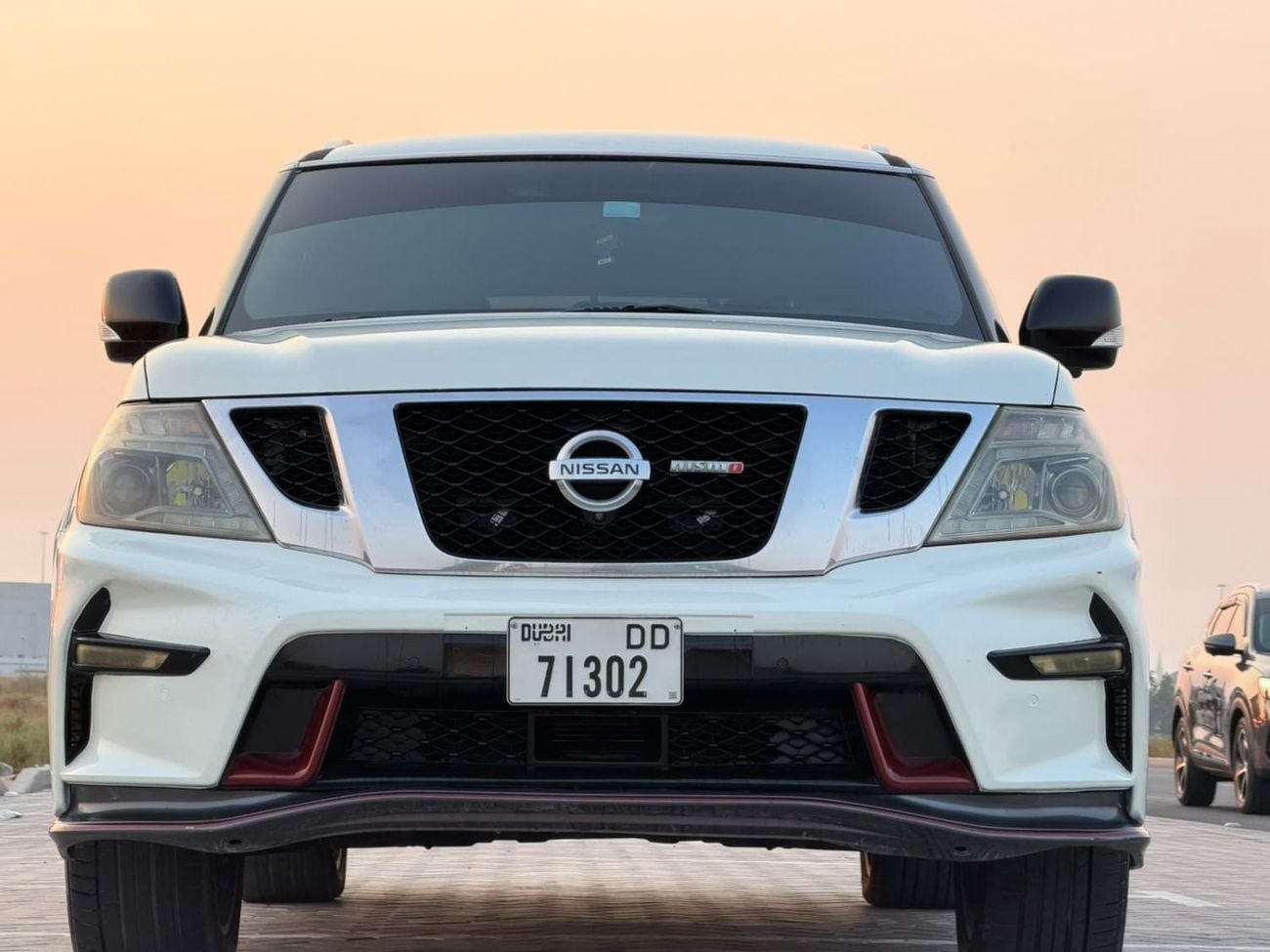 Nissan Patrol NISMO Full option, number one, sunroof, 5 cameras, portable, fully upgraded