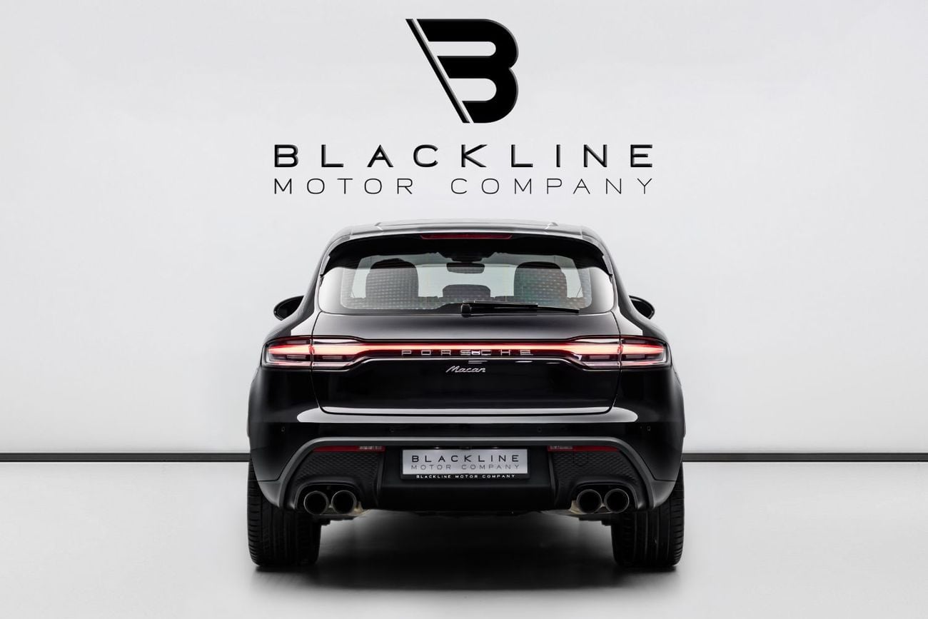 Porsche Macan STANDARD BUY NOW, PAY 2027 | THE BLACKLINE STANDARD | 2027 Porsche Warranty, Full Service History, GCC