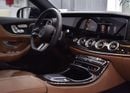 مرسيدس بنز E200 AMG عرض ممتاز لسيارة مرسيدس بنز E200 (موديل 2023) باللون الأسود بمواصفات خليجية