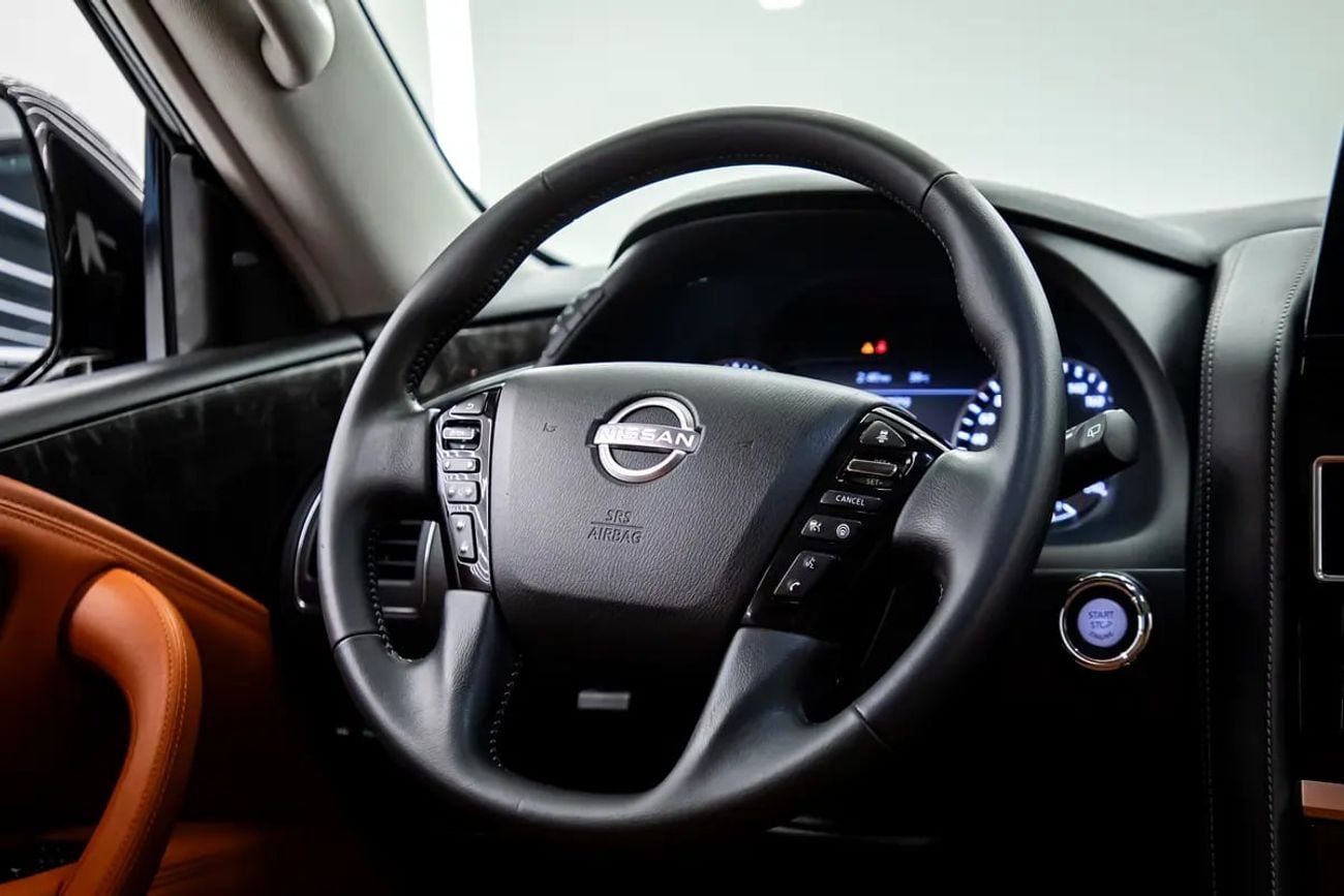 نيسان باترول LE TITANIUM TITANIUM | V8 | GCC | WARRANTY AND CUSTOMER SERVICE | EXCELLENT CONDITION