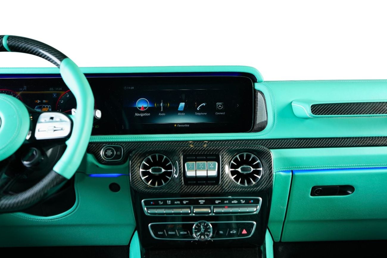 مرسيدس بنز G 63 AMG GCC-Brabus 900 Rocket Kit Masterpiece -Interior Tiffany Blue-Carbon Fiber Kit
