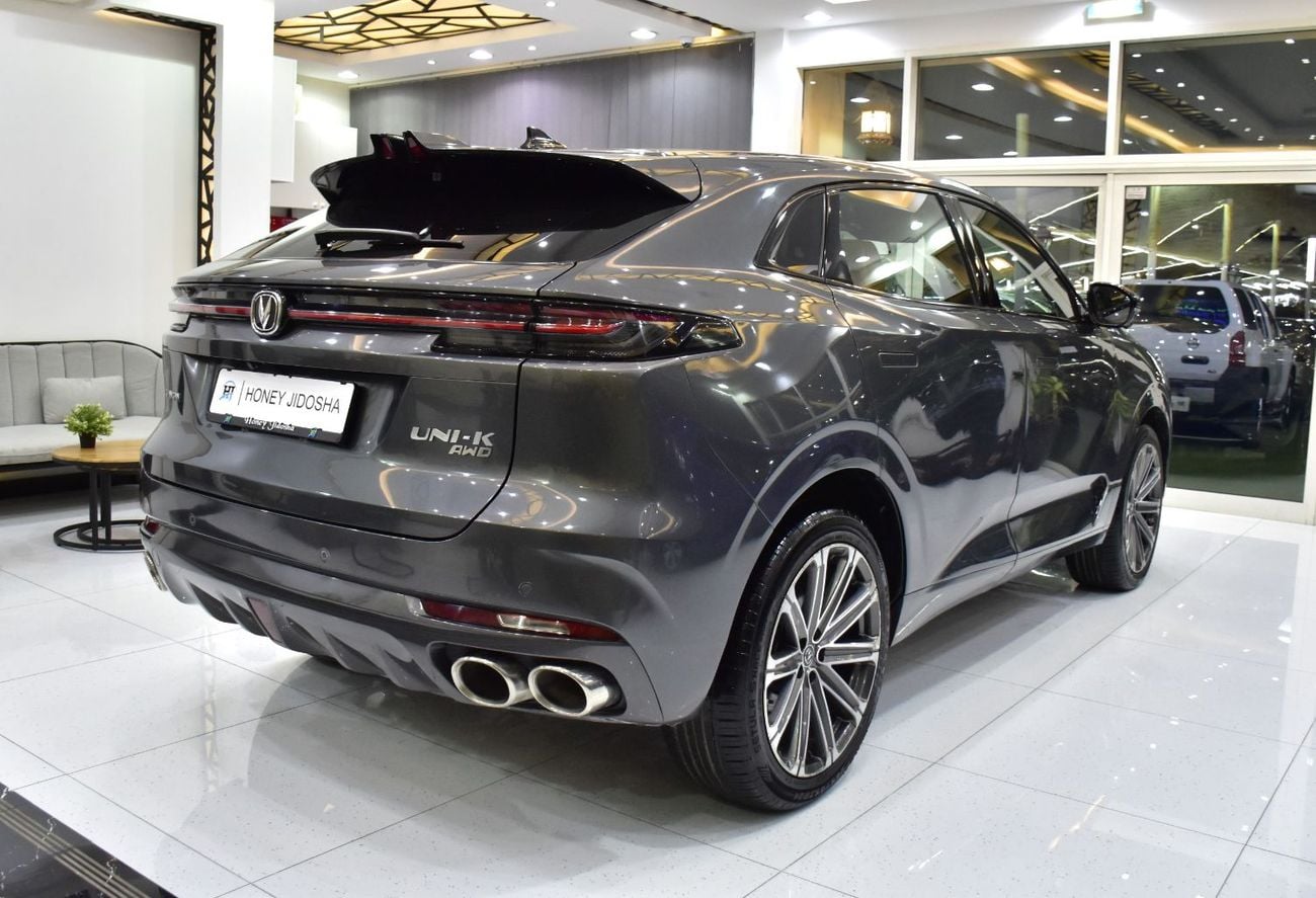 Changan UNI-K LIMITED EXCELLENT DEAL for our Changan UNI-K AWD ( 2024 Model ) in Grey Color GCC Specs