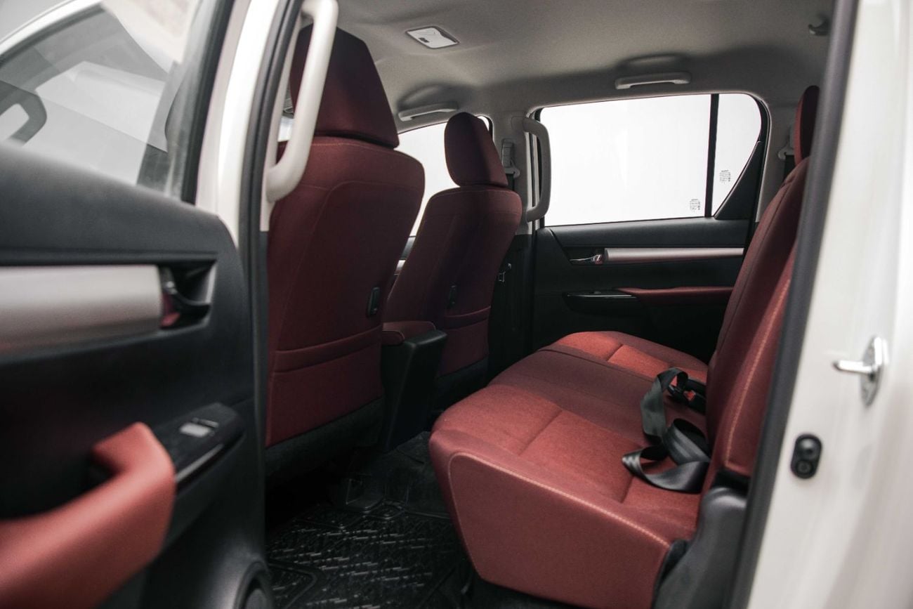 Toyota Hilux GLX 2.7L - Super White Inside Red | Export Only