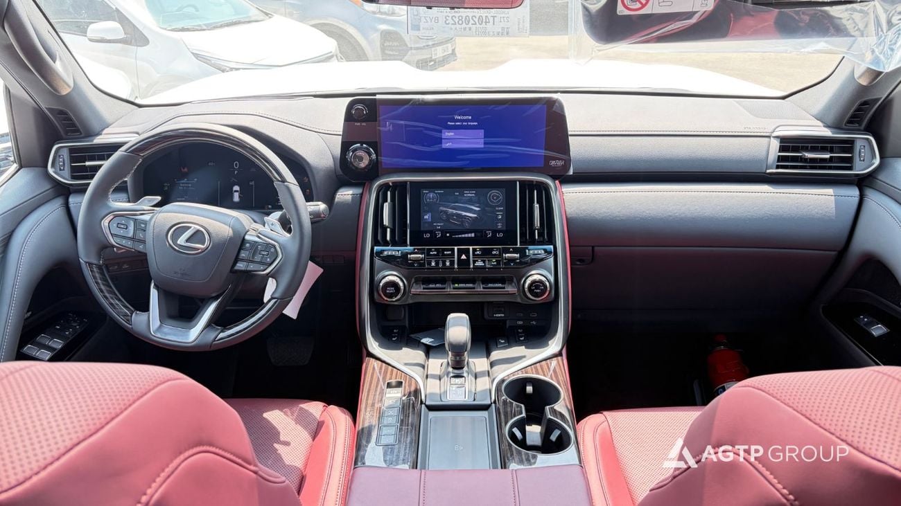 لكزس LX 700h سيجنتشر محرك هجين ثنائي التوربو سعة 3.5 لتر | كامل المواصفات | جلد عنابي | دفع رباعي | 2026 | مواصفات خليجية