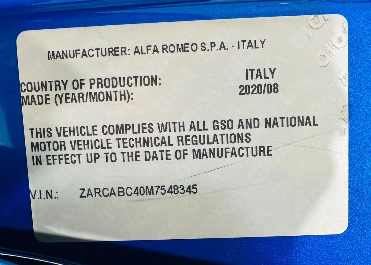 Alfa Romeo Giulietta Veloce