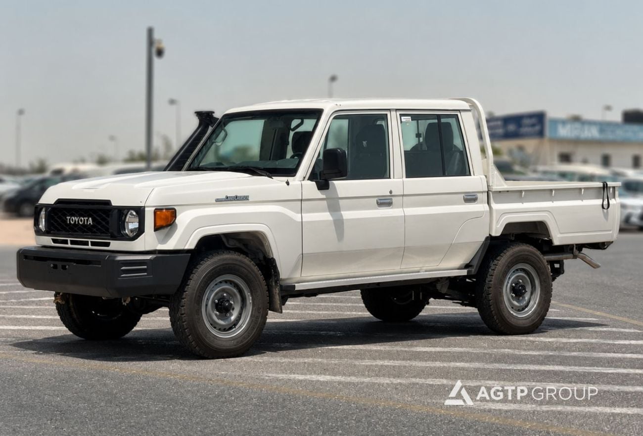 تويوتا لاند كروزر 70 Double Cab 4.2L ديزل | دفع رباعي | ناقل حركة يدوي | كابينة مزدوجة | 2026 | تصدير إلى أفريقيا
