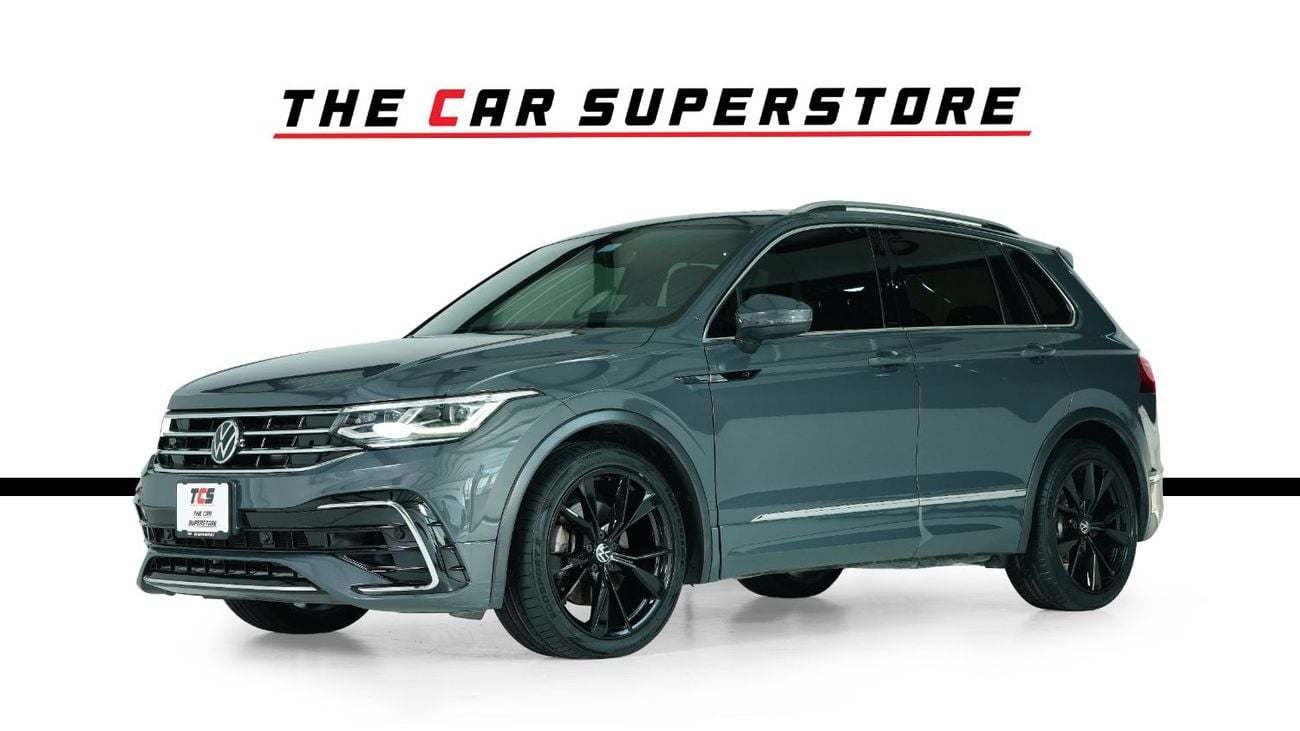 Volkswagen Tiguan R-LINE PLUS-GCC-Al Nabooda Full Service History-1 Owner-Leather Interior