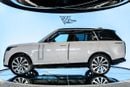 لاند روفر رينج روفر Autobiography P530 | Pearl White | Black Roof | Burgundy Interior | Shadow Exterior Package | GCC Sp