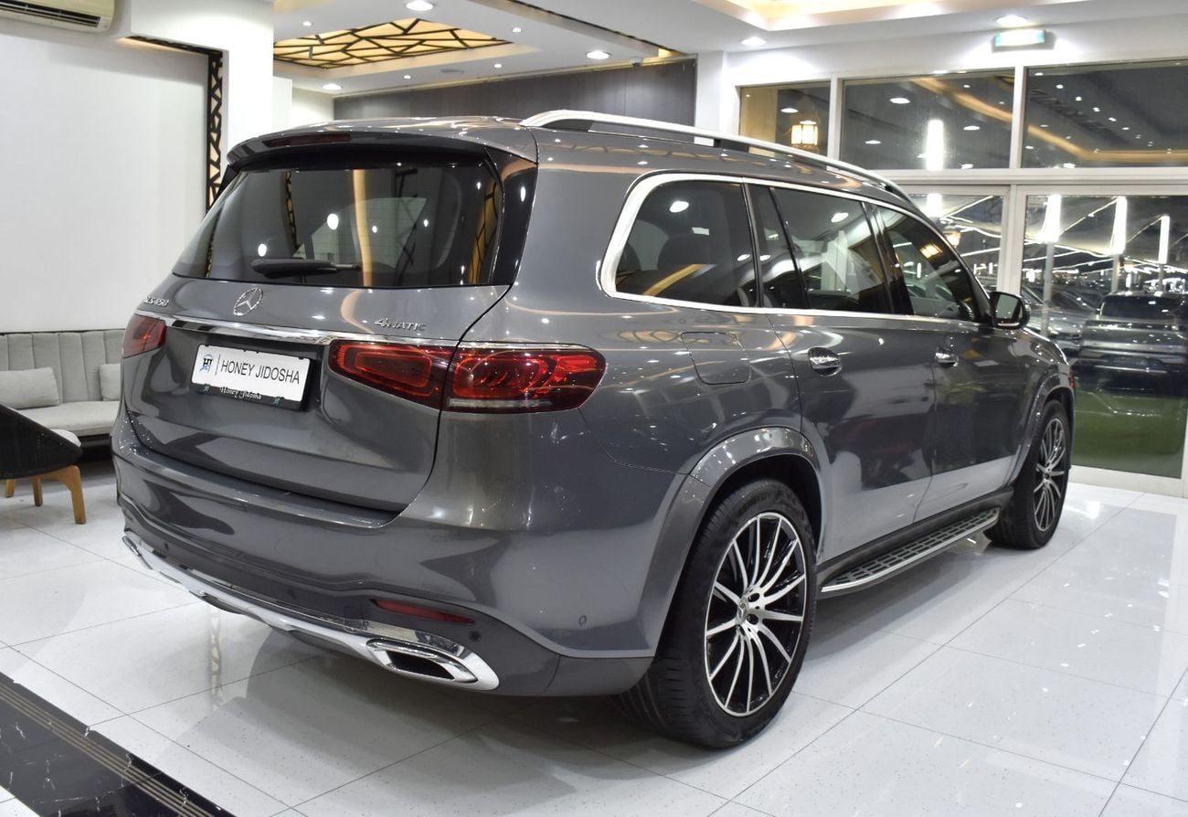 Mercedes Benz GLS450 4MATIC EXCELLENT DEAL for our Mercedes Benz GLS450 4Matic ( 2022 Model ) in Grey Color GCC Specs