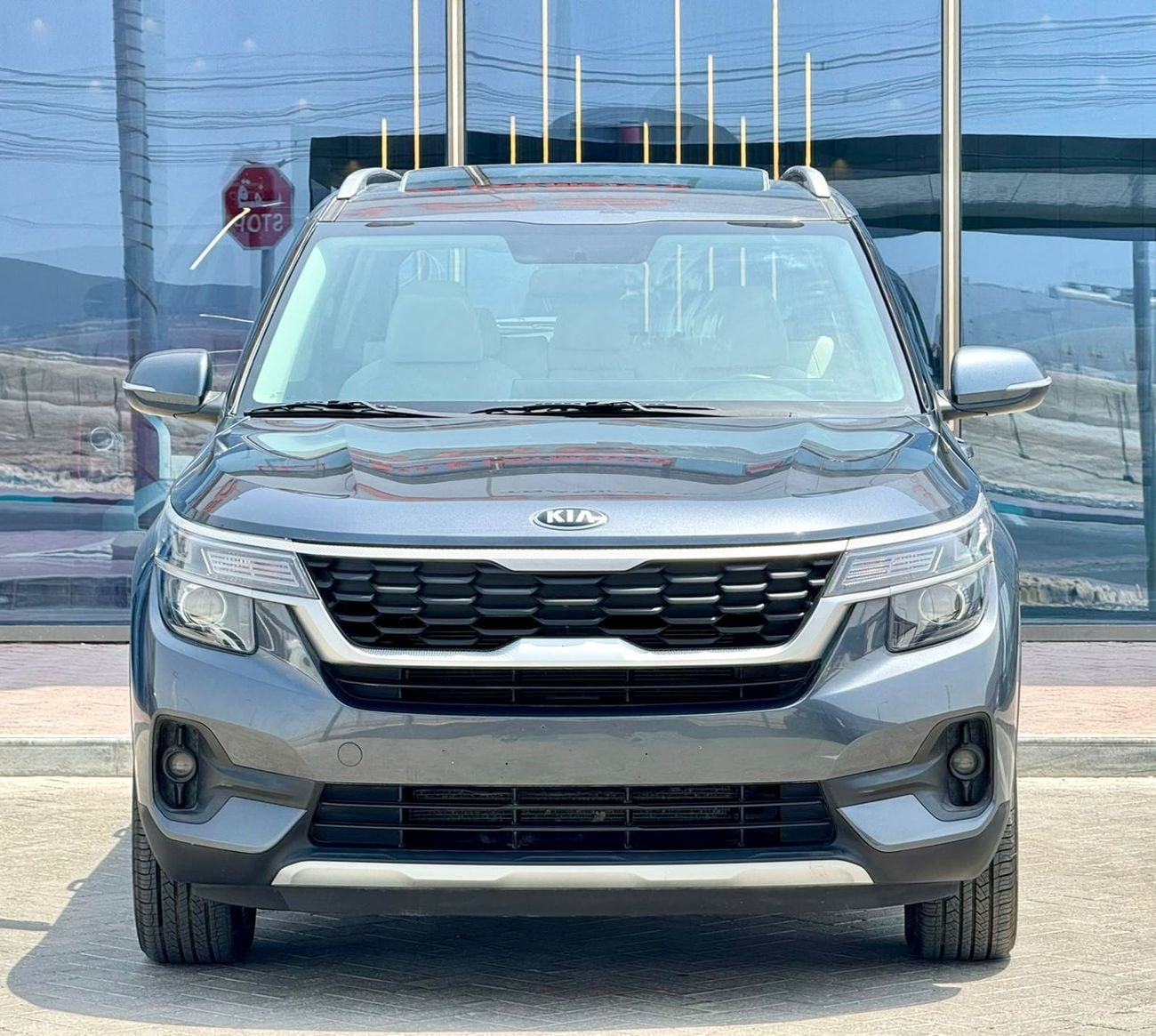 كيا سيلتوس إل إكس 740-Monthly Kia Seltos 2021 l GCC l Accident Free | Sunroof