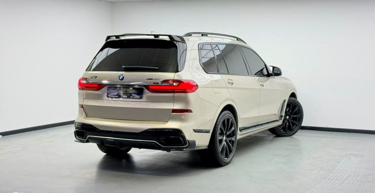 BMW X7 50i PURE EXCELLENCE 2019 BMW X7 xDrive50i M-Sport, Warranty, Full BMW Service History, Pilot Chairs, Fully Loaded, GCC