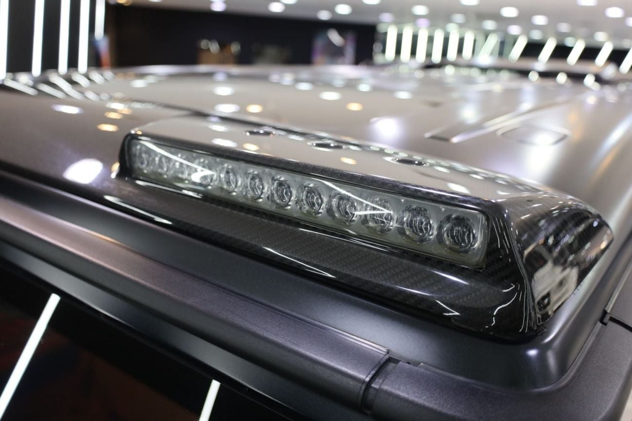مرسيدس بنز G 63 AMG BRABUS G800 برابوس الأصلية، مصنوعة بالكامل من ألياف الكربون، مزودة بشاشات خلفية، وعتبات جانبية قابلة للسحب!