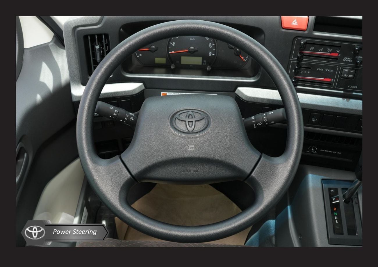 تويوتا كوستر TOYOTA COASTER 2.8L 23-STR H/R MID A/T DSL 2025 Export Only