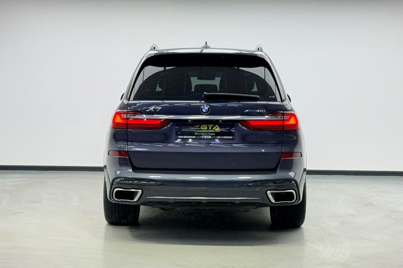بي أم دبليو X7 40i M SPORT بي إم دبليو X7 xDrive40i M-Sport موديل 2020، مع ضمان، وسجل صيانة كامل لدى بي إم دبليو، 7 مقاعد، كامل