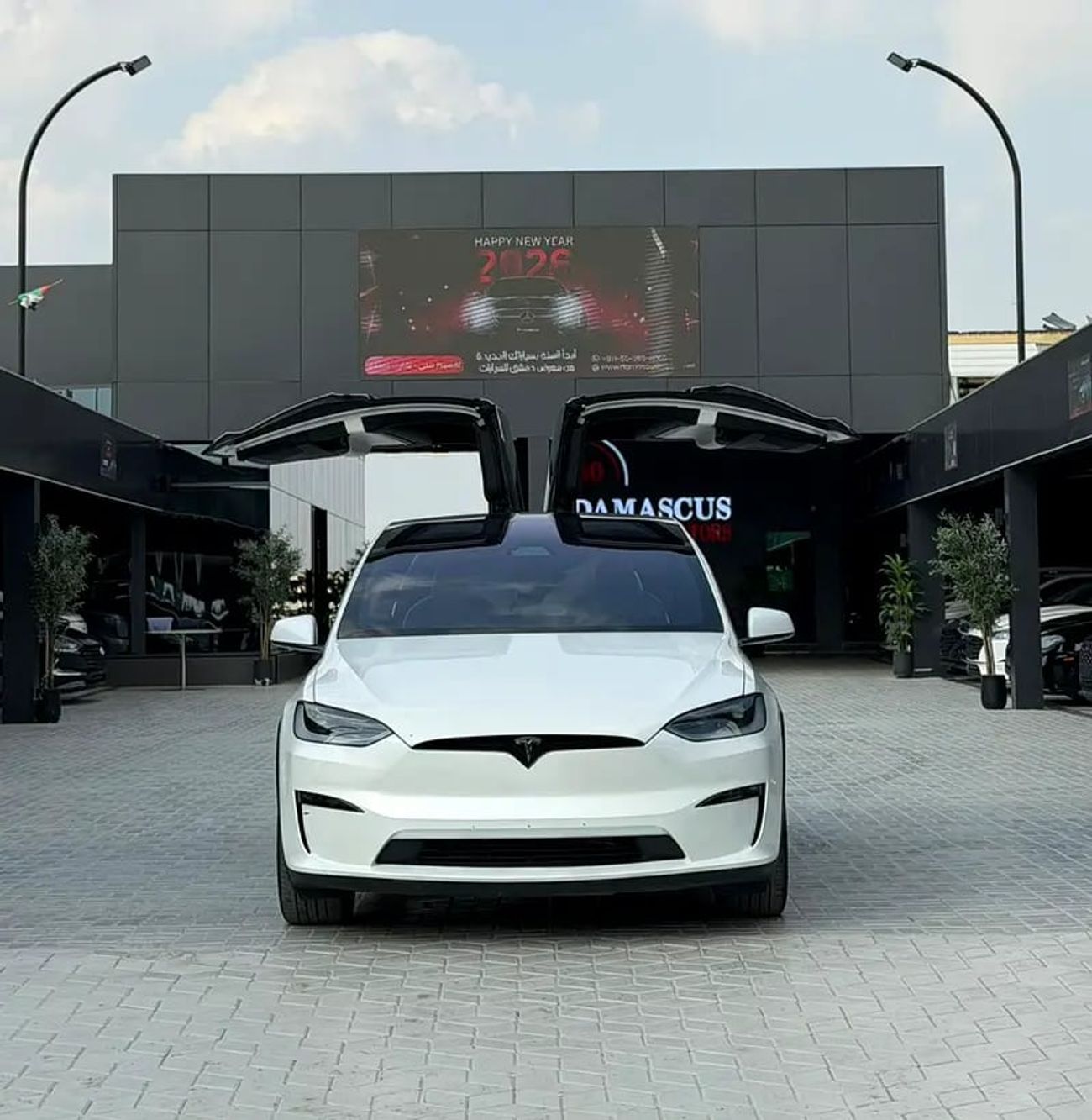 تسلا موديل اكس PLAID Long Range | Dual Motor AWD | 670 HP | 29600 KM | White | تسلا موديل X