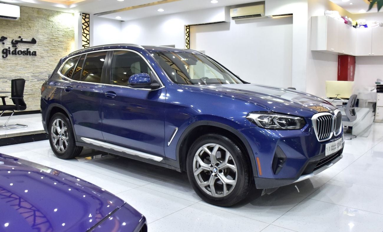 BMW X3 XDRIVE 30i EXCLUSIVE EXCELLENT DEAL for our BMW X3 sDrive30i ( 2024 Model ) in Blue Color American Specs