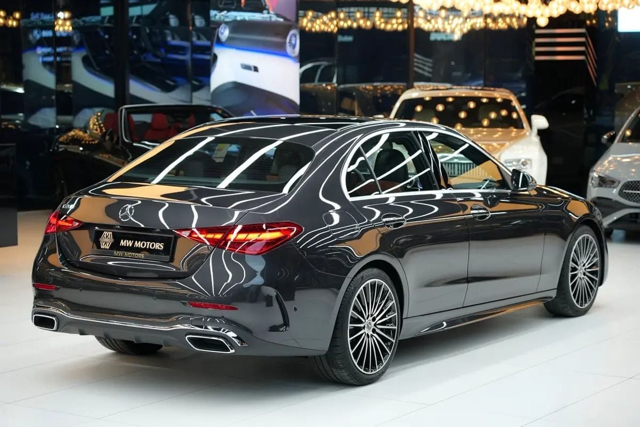 مرسيدس بنز C 200 PREMIUM PLUS GCC 0km | Agency Warranrty | AMG Package