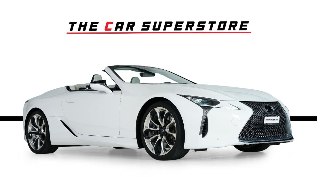 Lexus LC500 TITANIUM Convertible-GCC-Collectors Car-Mint Condition-Naturally Aspirated V8