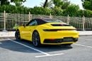 Porsche 911 CARRERA Cabriolet | Racing Yellow / Brown Roof | 379 HP | 989 KM | Warranty
