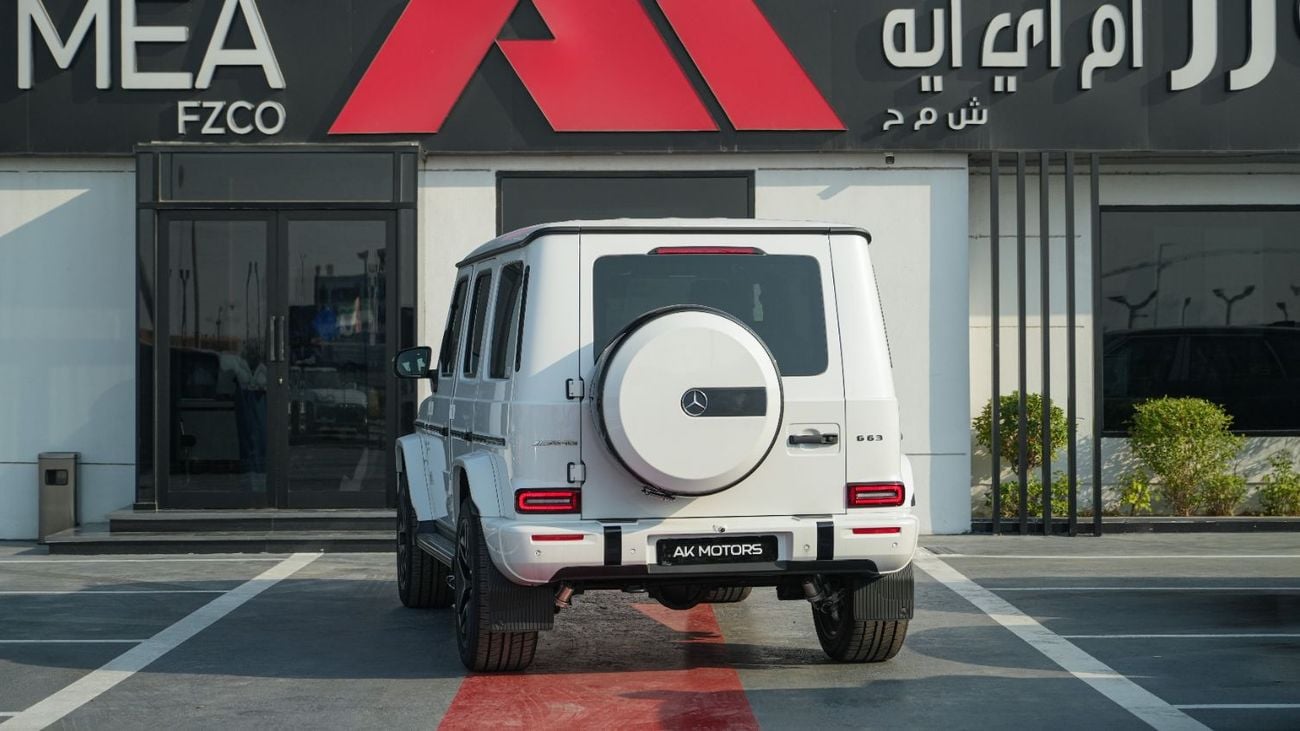 مرسيدس بنز G 63 AMG STANDARD PEARL WHITE 2026MY Export Only