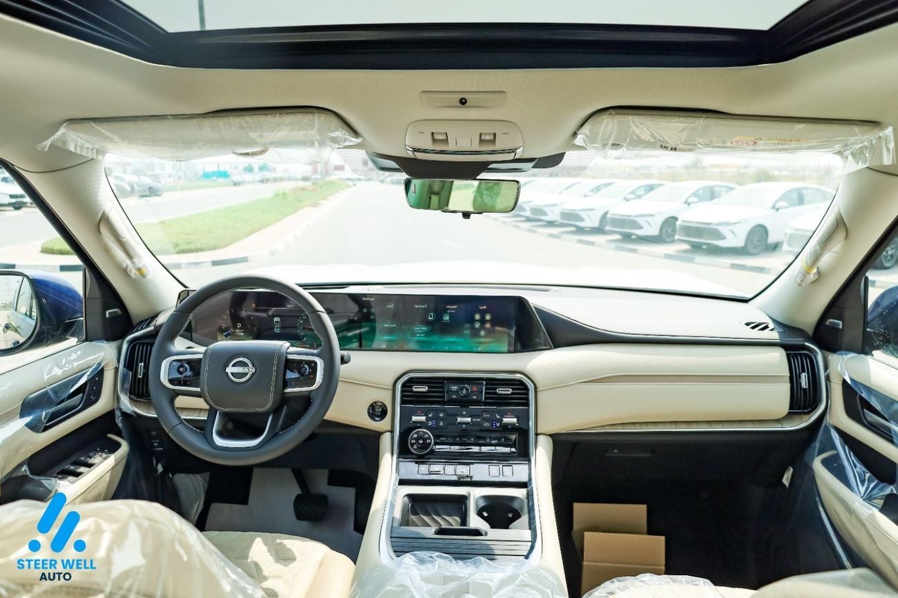 Nissan Patrol LE PLATINUM CITY 2026 | GCC | 3.5L V6 | AWD | Beige Interior | 8-Seater | Height Control | Export