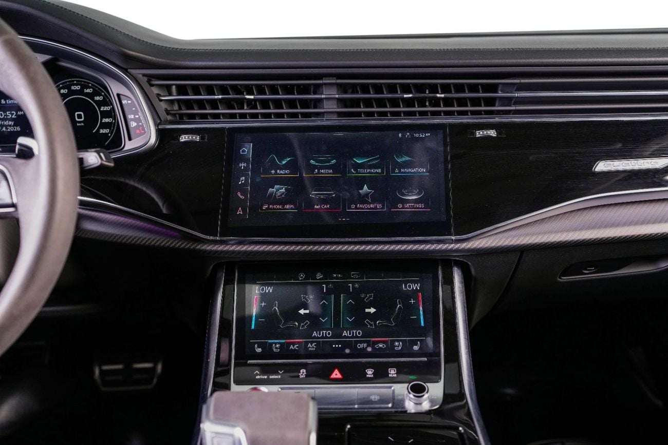 Audi RSQ8 STANDARD TFSI quattro 4.0L GCC-Nardo Grey-AKRAPOVIC Sports Exhaust System-Black Interior