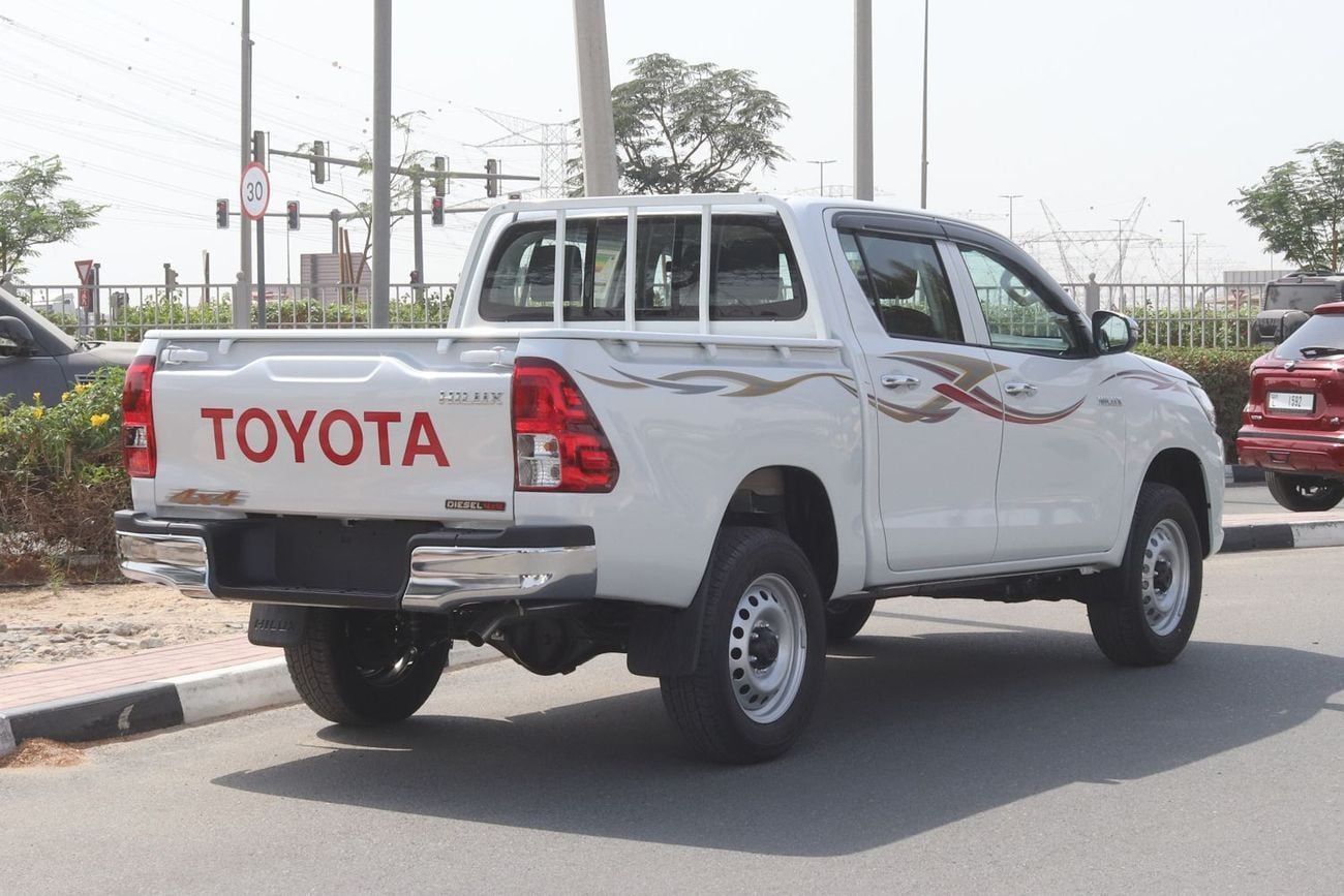 Toyota Hilux DC . 2.4L . 6-Speed Manual . Diesel . 4WD . 5 Seats . 4 Doors 2026 Model Toyota Hilux DC, 2.4L Diesel 4WD 6M/T