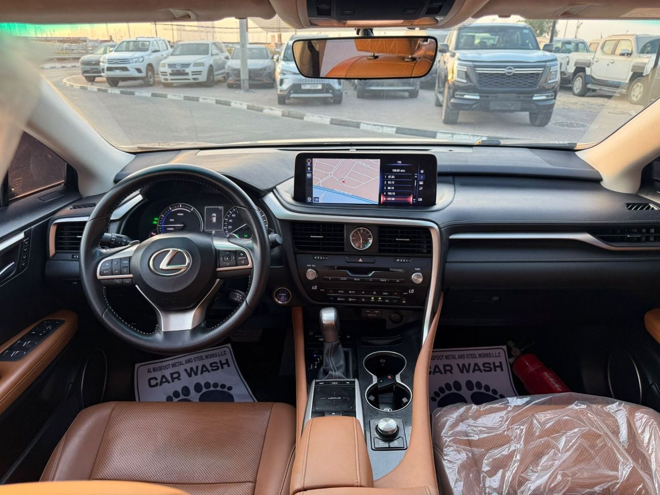 Lexus RX450h PREMIER 2021 LEXUS RX450H LUXURY HYBRID 3.5L V6 GCC WITH SUNROOF AWD AND COOLING SEATS