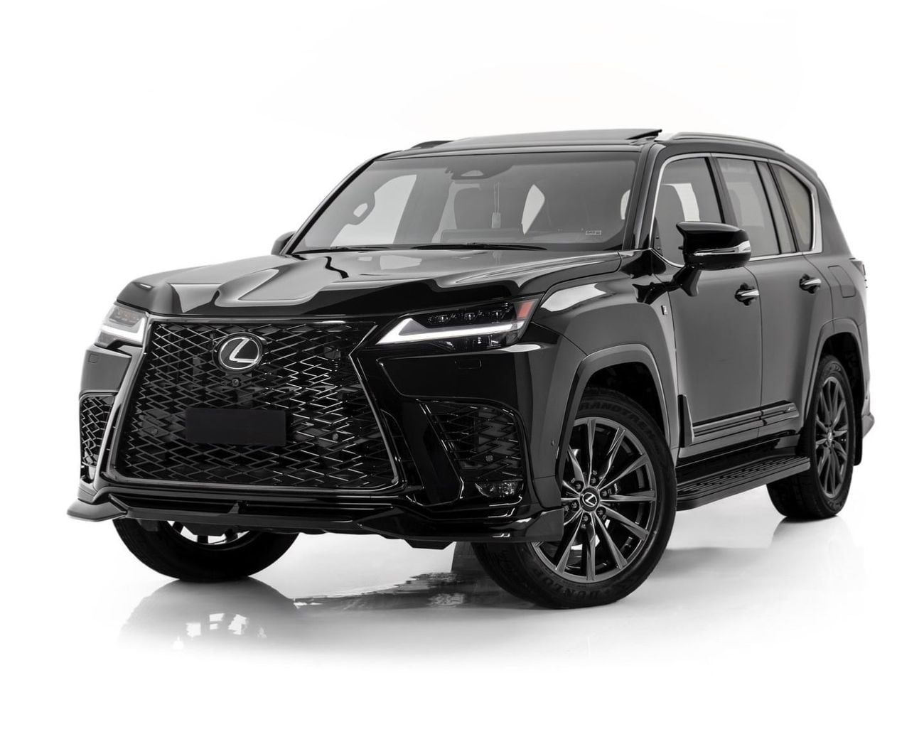 لكزس LX 700h F SPORT أسود/أحمر 2026