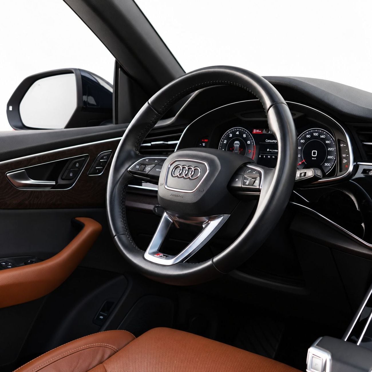 أودي Q8 55 TFSI X,XXX شهريًا • بدون دفعة أولى • أودي Q8 55 TFSI كواترو S-Line مع نظام ABT • ضمان لمدة عام