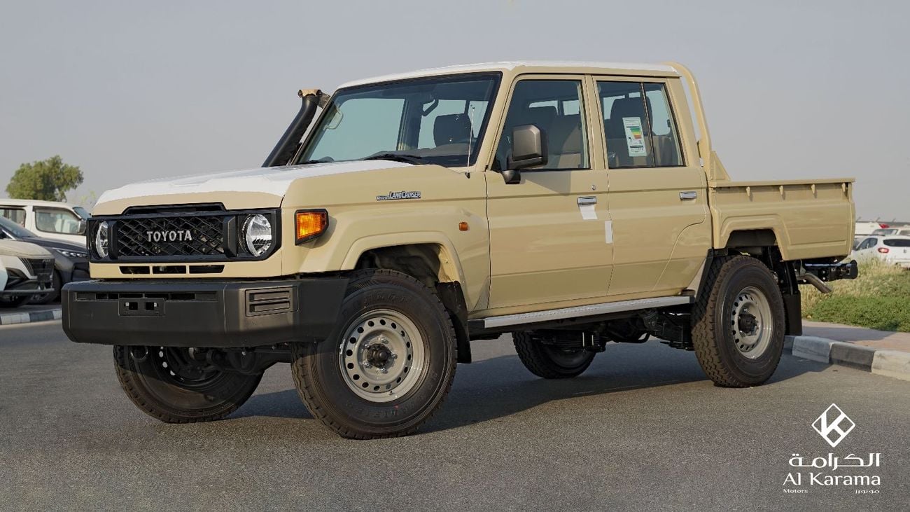 تويوتا لاند كروزر بيك آب 4.0L DC AT - محرك ديزل مع ناقل حركة أوتوماتيكي - قفل تفاضلي - مرايا ونوافذ كهربائية - مشغل وسائط بشاشة لمس