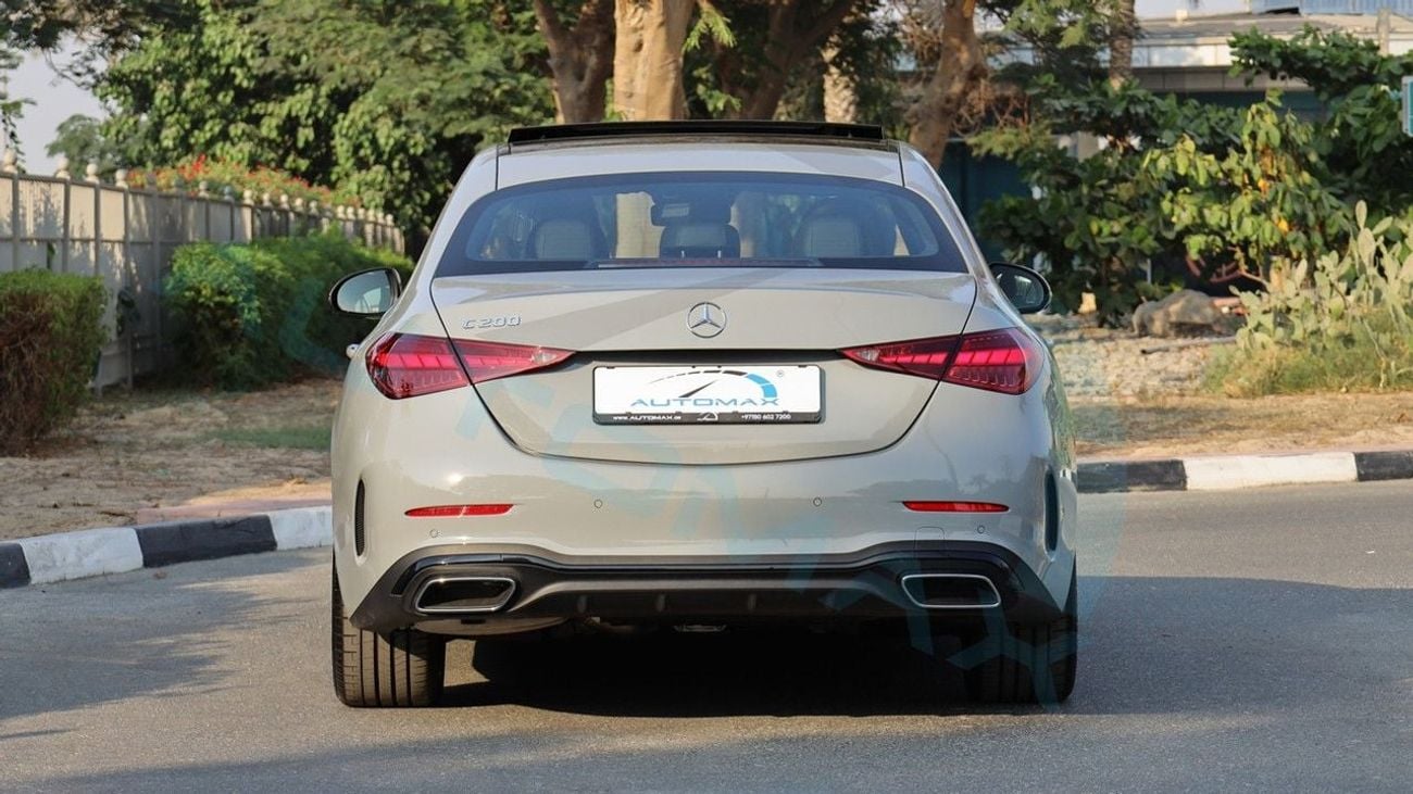 Mercedes Benz C200 1.5T RWD GCC 0KM With 2 Years Unlimited Mileage Warranty