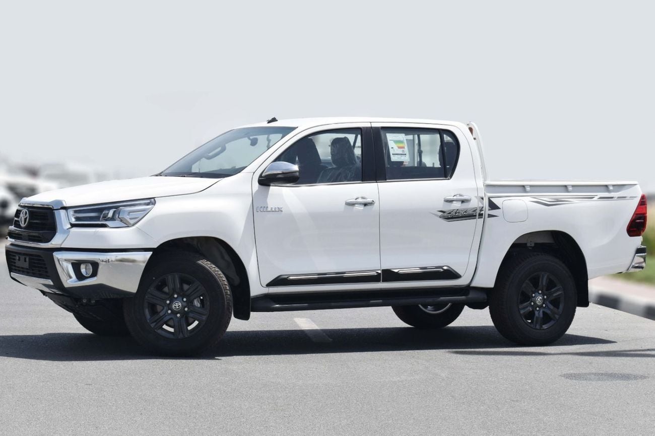 Toyota Hilux SGLX 2025 MODEL:TOYOTA-HILUX 4X4 2.7 MT DC DISPLAY AUDIO AUTO & RR AC, W/O BEDLINER MATERIAL CODE: