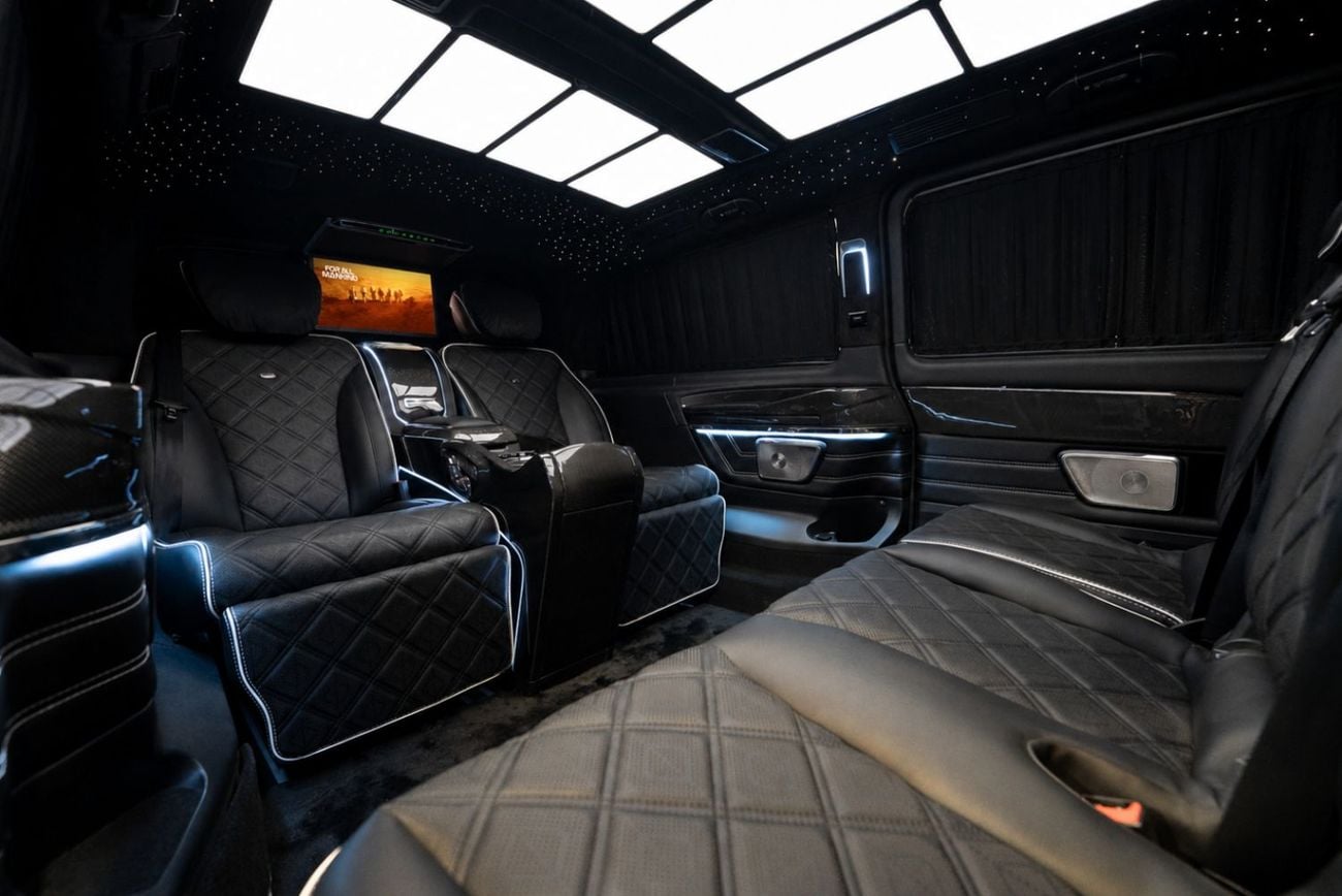 مرسيدس بنز V 300 VLINE VIP EDITION NEW ARRIVAL 2026 MODEL VIP MERCEDES GCC V300 with ADDITIONAL REAR AC - 2 Years Warranty by VLINE