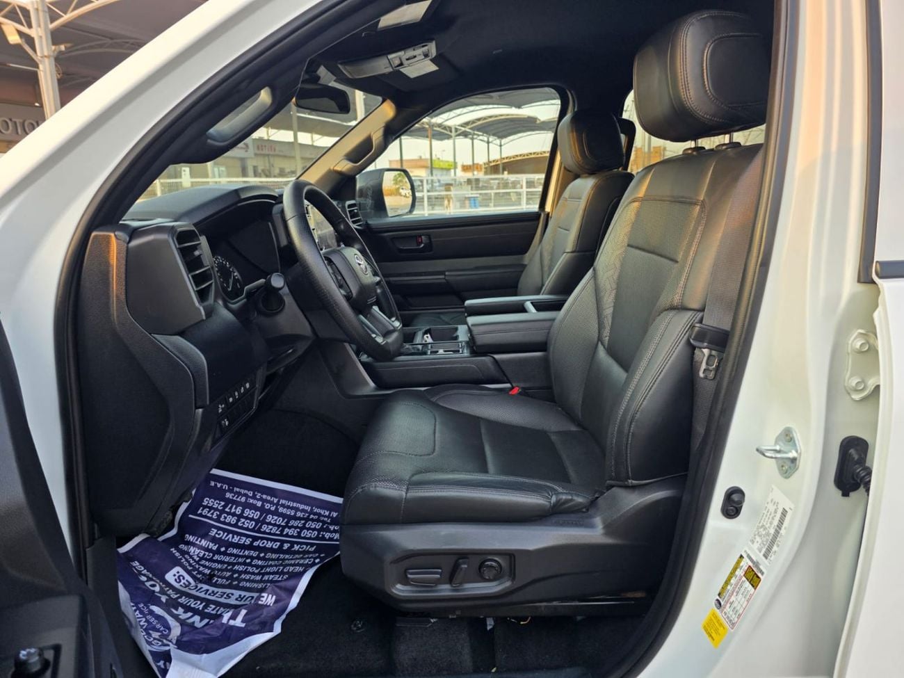 Toyota Tundra SR 2025 Model 4x4 , Push button , original leather and short body