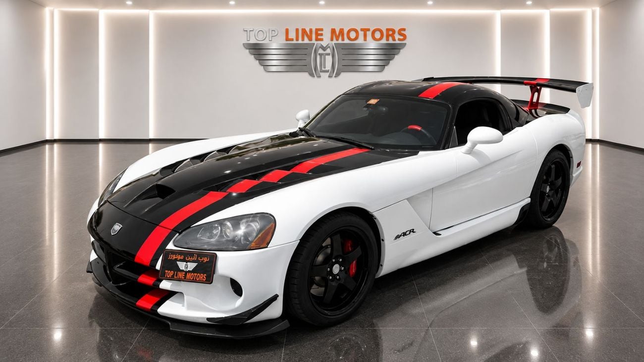 Dodge Viper STR10 ACR ACR V10 FULL SERVICE HISTORY with AL-FUTTAIM DEALER