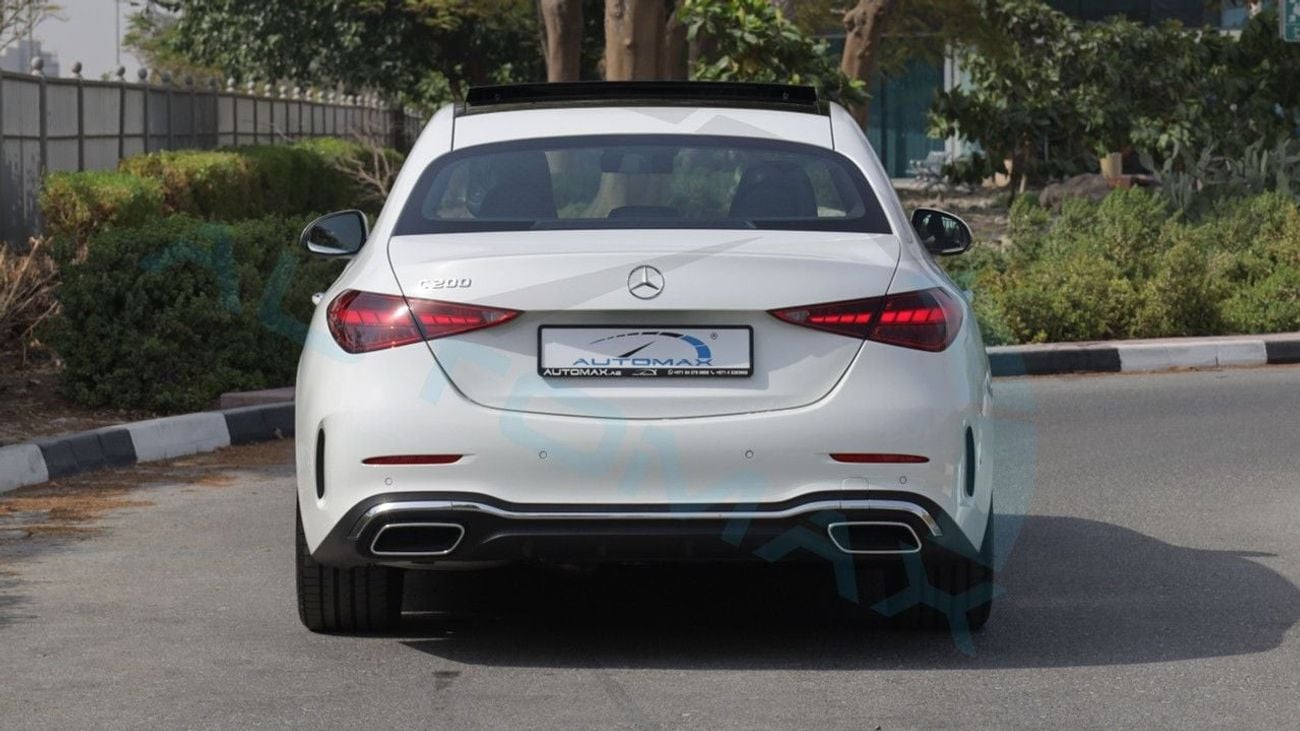 مرسيدس بنز C 200 PREMIUM AMG 1.5T RWD GCC 0KM With 2 Years Unlimited Mileage Warranty