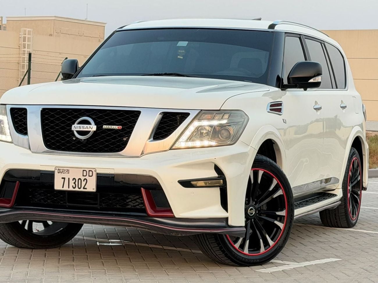 Nissan Patrol NISMO Full option, number one, sunroof, 5 cameras, portable, fully upgraded