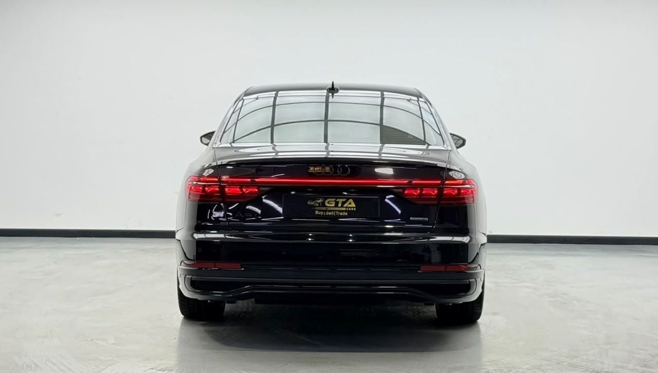 Audi A8 L 55 TFSI HIGH SPEC 2024 Audi A8 L S line Black Edition, Audi Warranty+Full Service History, GCC Specs.