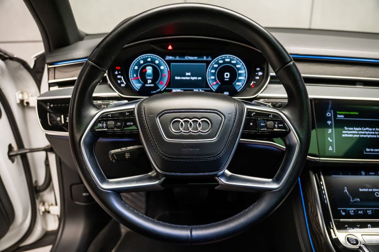 أودي A8 L 55 TFSI HIGH SPEC أودي A8 L 55 TFSI كواترو | 2024 | مواصفات خليجية | ضمان وخدمة الوكالة
