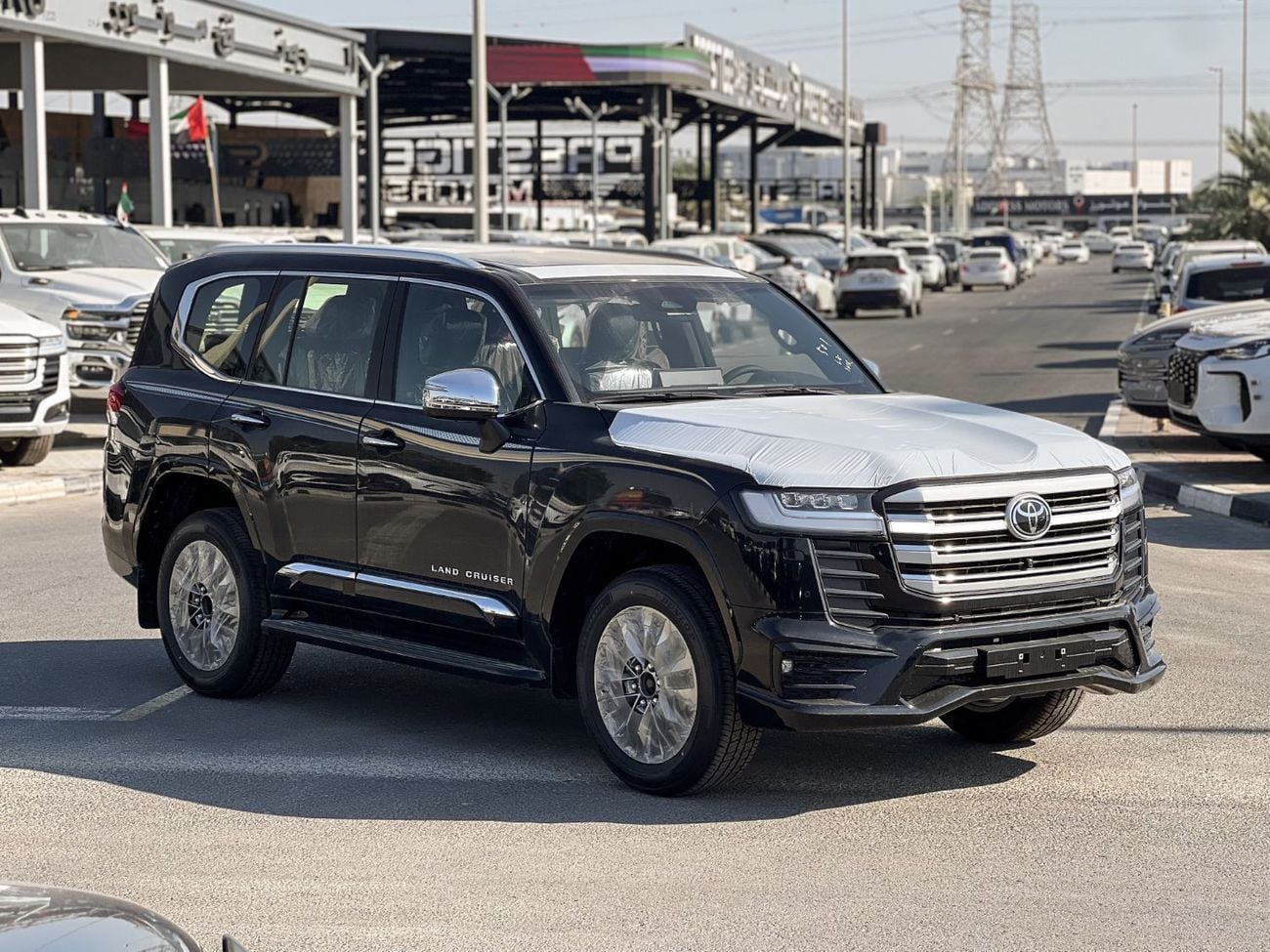 Toyota Land Cruiser EXPORT ONLY - 2026 LC300 VX 4.0L (Black Interior) (GCC Specification)