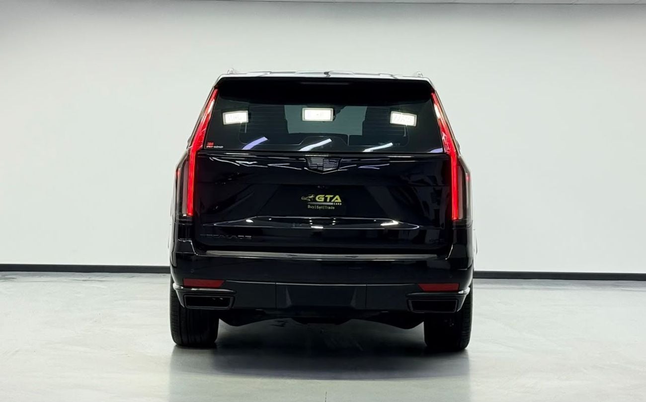 كاديلاك إسكالاد SPORT PLATINUM 2024 Cadillac Escalade Black Edition, 2028 Cadillac Warranty, Pilot Seats, GCC